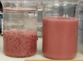 選礦污水對比圖